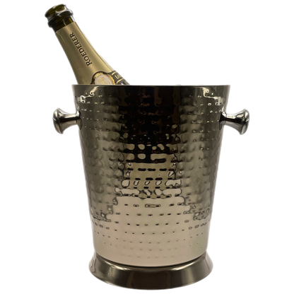 Small Hammered Single Ice Bucket